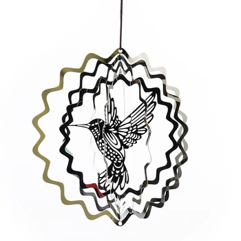 Žehlička Kolibrík Zvonkohry Otočná Ozdoby Tvorivé Spálňa Malé Čerstvé Dvere Kovové Závesné Dekorácie Medi Bell