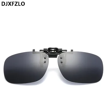 DJXFZLO Polarizované Jazdy slnečné Okuliare Klip Muži Ženy Značky Dizajnér Šošovky, Slnečné Okuliare na Nočné Videnie Retro Vonkajšie Oculos De Sol