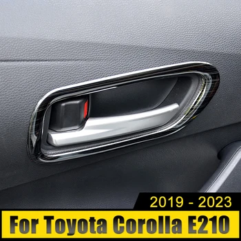 Pre Toyota Corolla E210 2019 2020 2021 2022 2023 Nerezové Dvere, Rukoväť Kryt Výbava Interiér Dekorácie Doplnky Auto Styling
