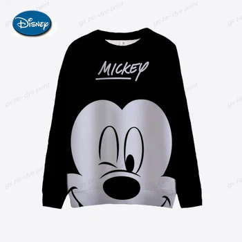 1Korean verzia Disney Mickey Mouse tlač s kapucňou sveter študentka, bunda módne doplnky, svetre žien top dámske kapucňou
