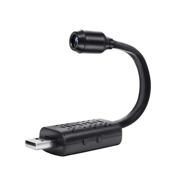 720P 1080P HD Mini USB Kamera 360 Stupňové Otáčanie Portable Bezpečnostný Dohľad Audio Počítač, Monitor Fotoaparátu