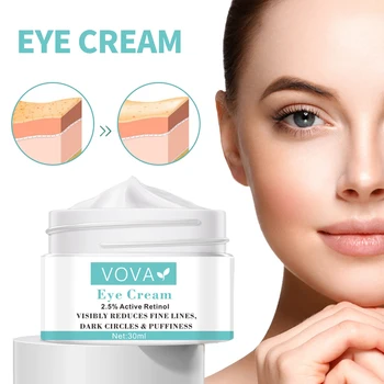 Aktívne Retinol Proti Vráskam Očný Krém Na Odstránenie Tmavých Kruhov Miznú Jemné Linky Anti-Aging Anti-Opuchy Očí Tašky Spevnenie Starostlivosť O Oči