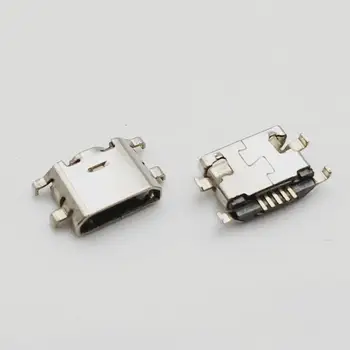 100ks Micro USB 5pin mini Konektor na Zadnej strane Ťažkých doska Mobile Nabíjací port Pre Xiao MAX MI MIX Mobilný telefón opravy dielov