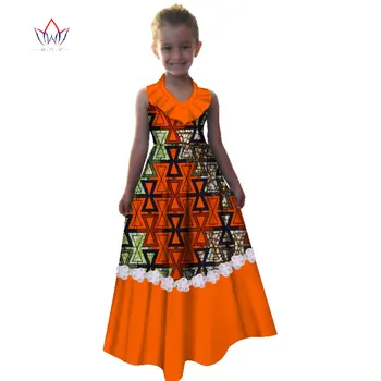 Nové Letné Afrike Deti Šaty Dashiki Európskej root priadza Roztomilé Dievčatá Šaty Sladké Afriky tradičné Oblečenie WYT245