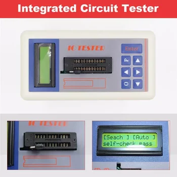 Obvod Tester Profesionálne Multifunkčné Prenosné Digitálne LED Tranzistor IC Tester Meter Test Nástroja