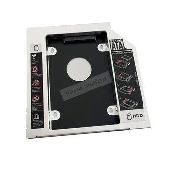 Hliníkové 2. Pevný Disk HDD SSD Prípade Optických Caddy 12.7 mm, SATA, pre Lenovo IdeaPad G500 G505 G510 G530 G550 G555 G570 G580 G585