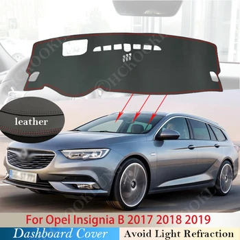 PU Kožené pre Opel Insignia B 2017 2018 2019 Panel Kryt Vyhnúť Light Pad Nástroj Platformu Mat Auto Koberec Vauxhall Holden