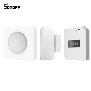 Sonoff 433MHZ RF Most Wifi Signálu Bezdrôtovej siete Converter, 2 PIR Senzor/ DW1 Dvere & Okno Alarm Senzor pre Smart Home Security Súpravy