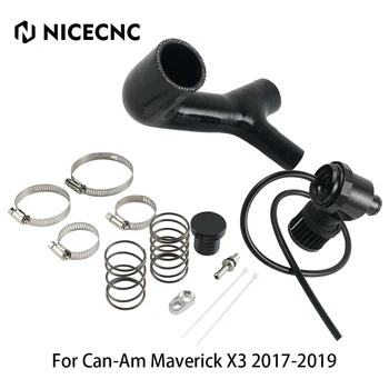 NICECNC Can-Am Maverick X3 2017-2019 2018 ATV Turbo Blow Off Ventil Súprava Sochorová Plug Filter Ventilačné Trubice Silikónová Trubica Svorka
