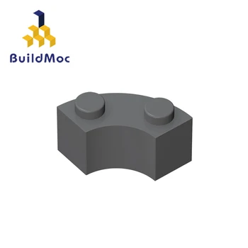 BuildMOC 85080 3063 2x2 zakrivené tehla high-tech Eura Úlovok Pre Stavebné Bloky Súčastí DIY Educatio